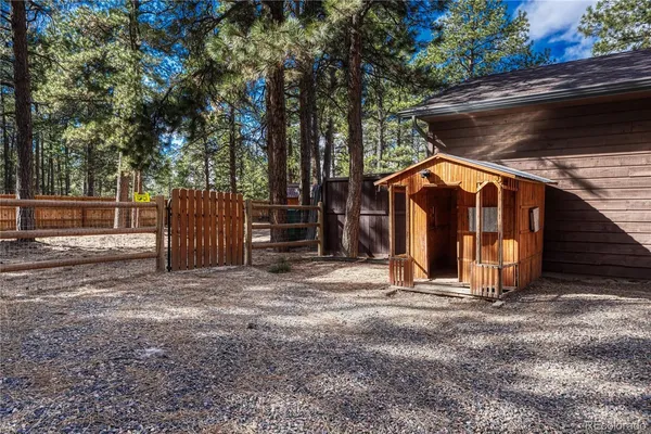 a view of outdoor space and deck
