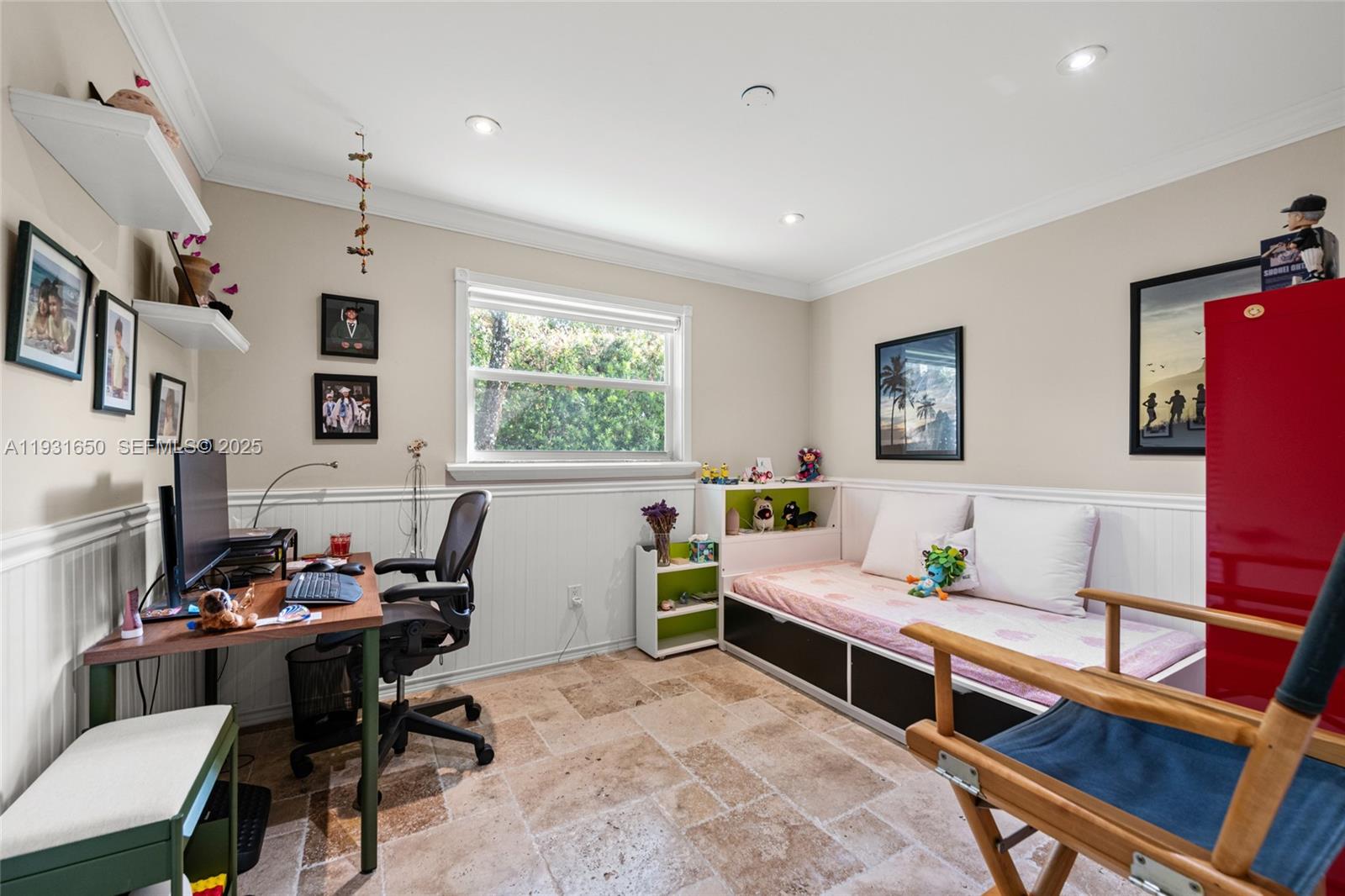 7360 Southwest 115th Street Pinecrest, FL 33156 - Photo 33 of 49 a bedroom with furniture and a window