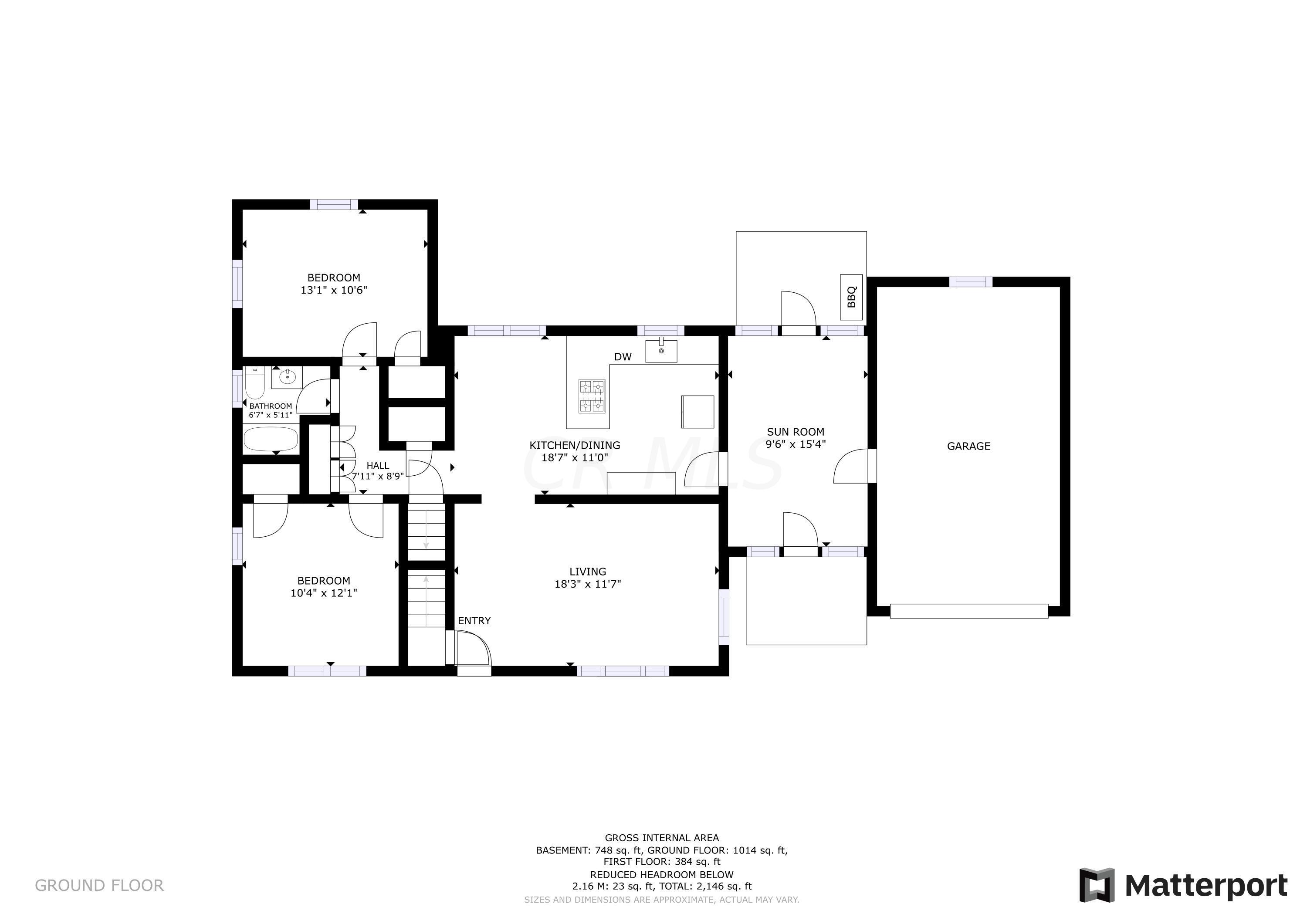 5101 Hamilton Road Hilliard, OH 43026 - Photo 40 of 40 Ground Floor- Floor Plan