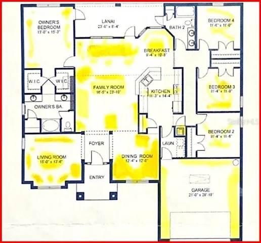 a view of a house with backyard and porch