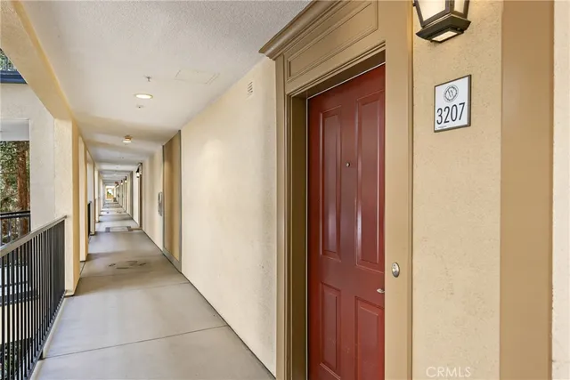 a view of a hallway with a elevator