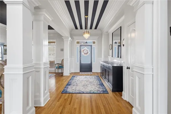 a very nice looking room with a large window