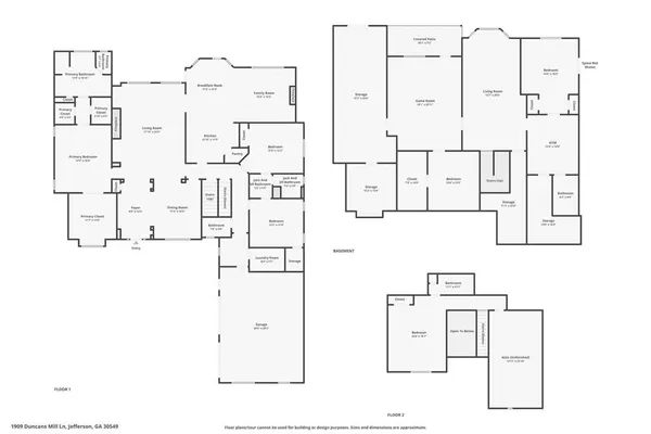 $768,500 | 1909 Duncans Mill Lane, Jefferson, GA 30549