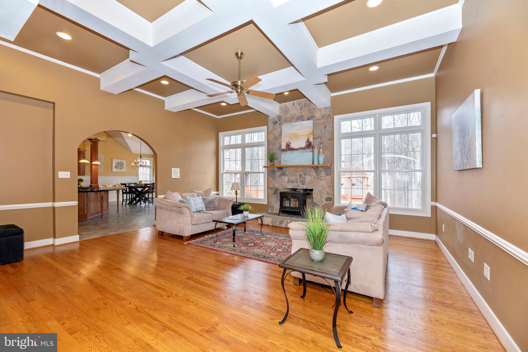 4340 Basford Road Frederick, MD 21703 - Photo 11 of 58 Soaring Coffered Ceiling