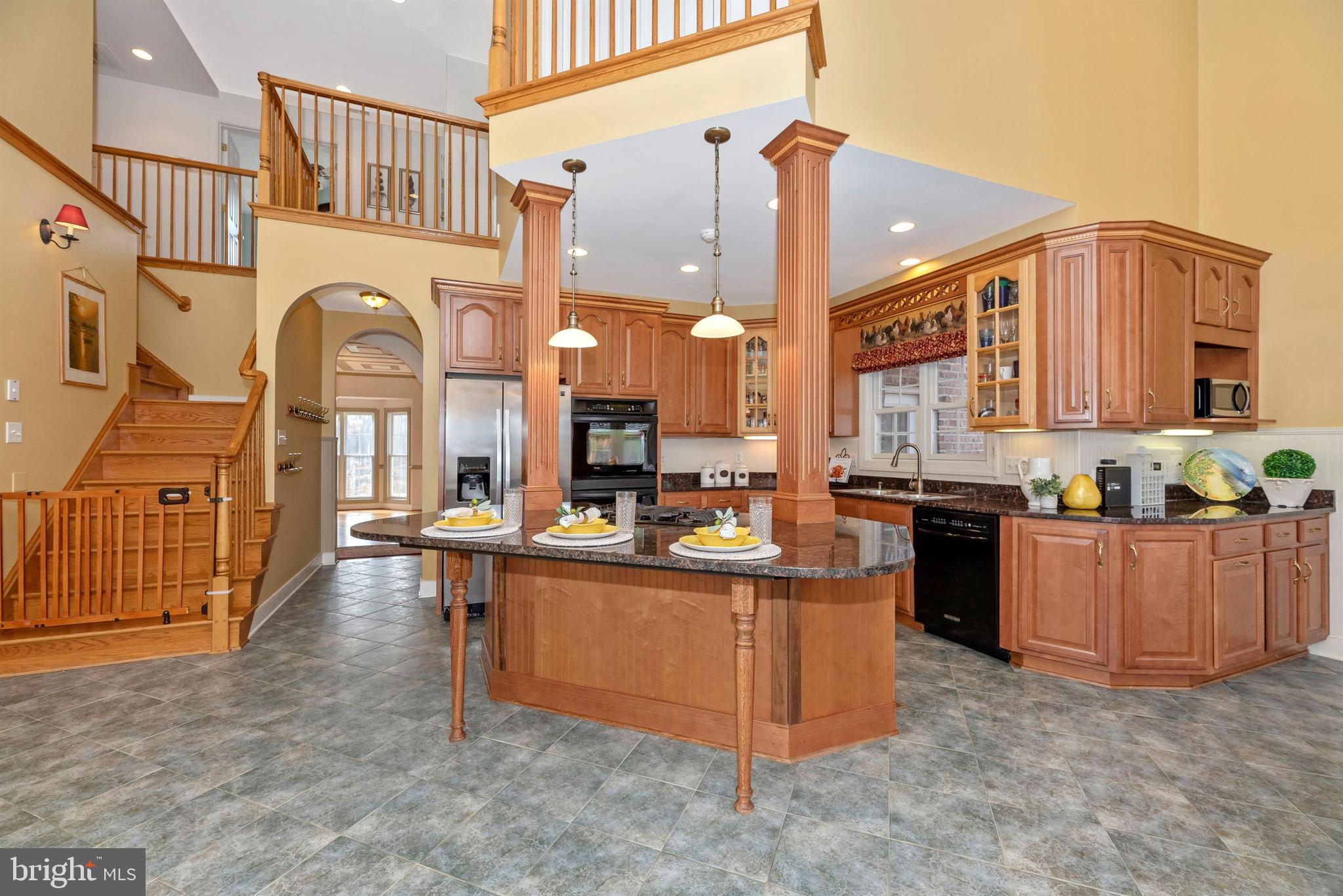 4340 Basford Road Frederick, MD 21703 - Photo 17 of 58 Additional Staircase to Kitchen from 2nd Floor
