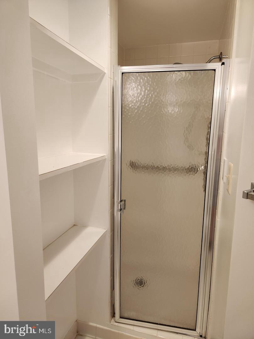 2725 Connecticut Avenue Northwest, Unit 406 Washington, DC 20008 - Photo 23 of 24 a bathroom with a glass shower door