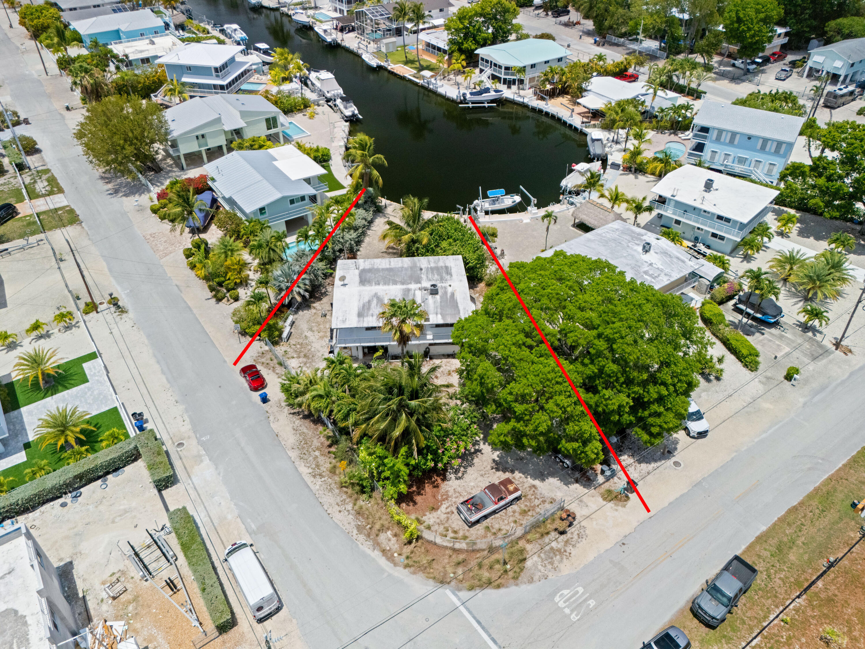 778 Canal Street Key Largo, FL 33037 - Photo 2 of 34 an aerial view of a house with a yard