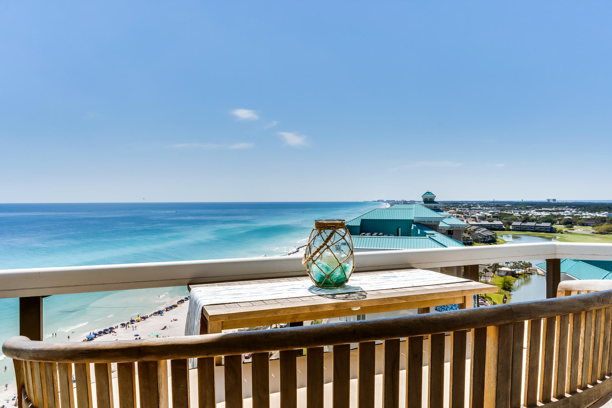 1096 Scenic Gulf Drive, Unit PH 1602 Miramar Beach, FL 32550 - Photo 4 of 80 a view of swimming pool from a balcony