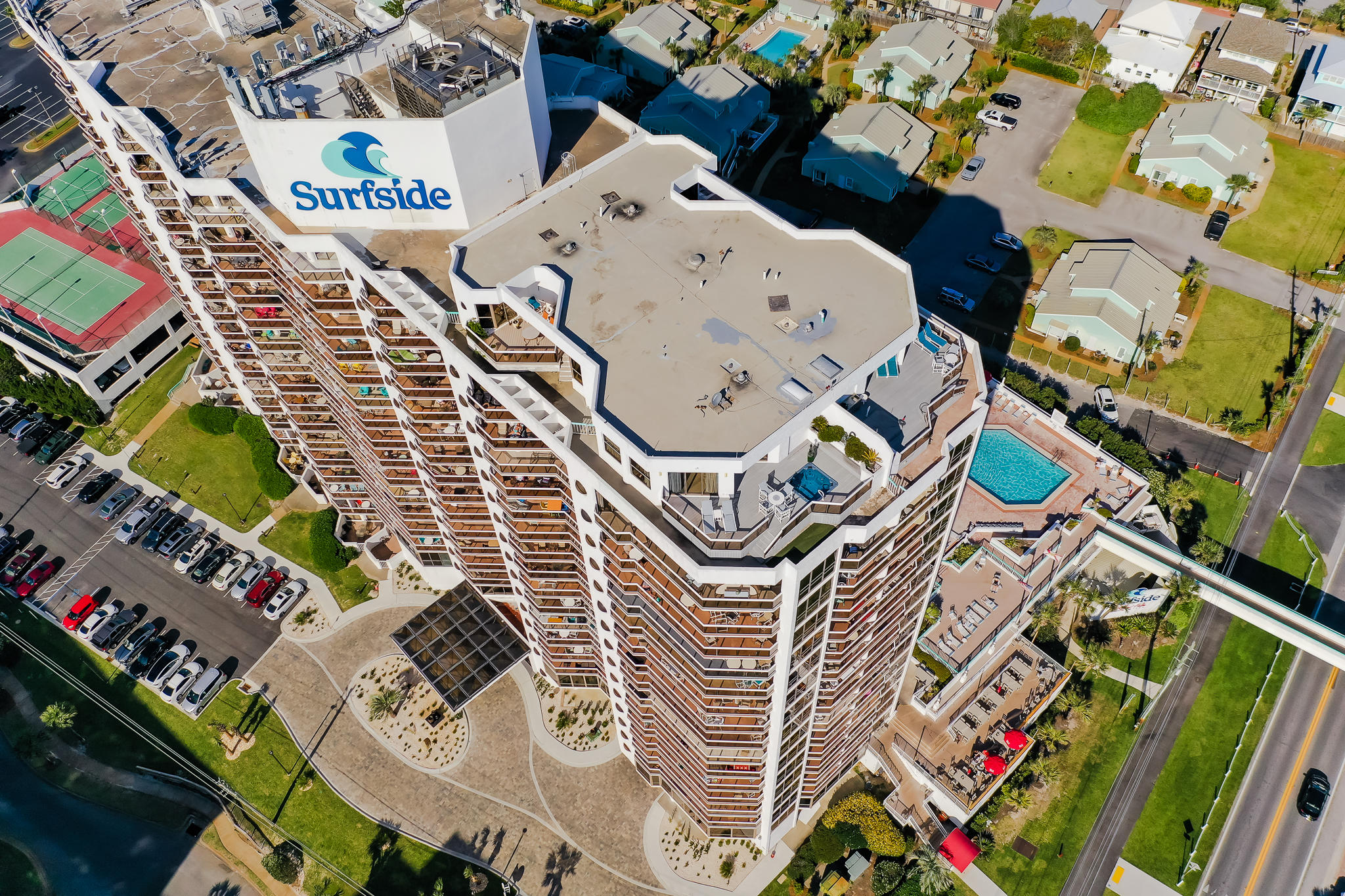 1096 Scenic Gulf Drive, Unit PH 1602 Miramar Beach, FL 32550 - Photo 69 of 80 aerial shot of Destin Surfside