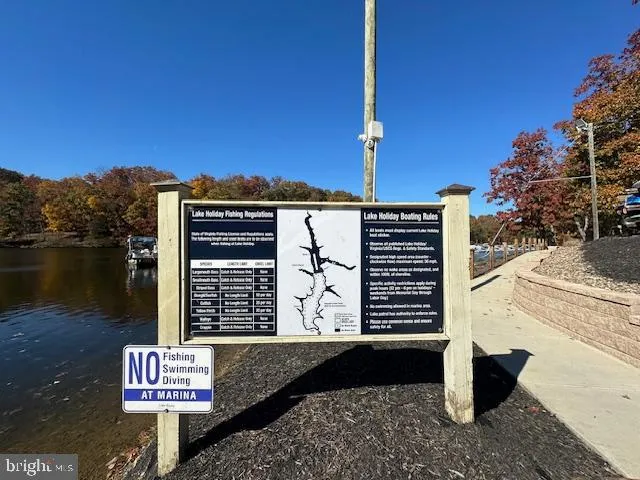 a sign on the side of a road