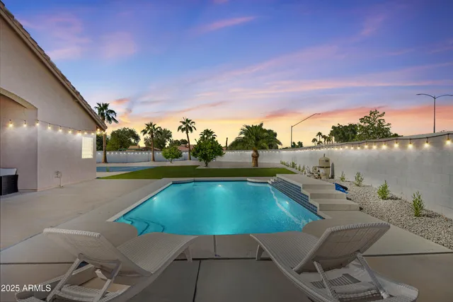 a view of a lake with a mountain