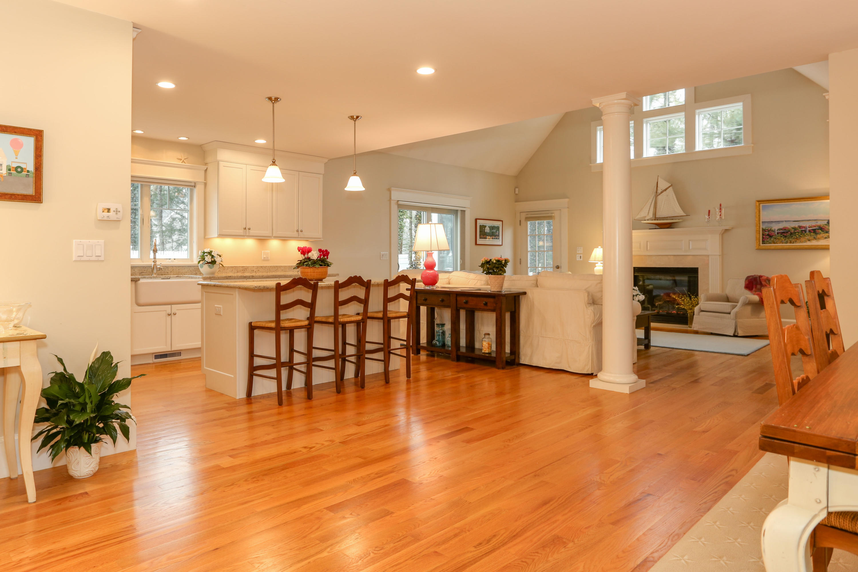 53 Blanid Road Osterville, MA 02655 - Photo 4 of 21 a view of a dining room with furniture and wooden floor