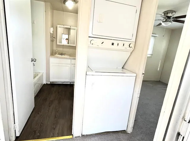 a view of a room with closet