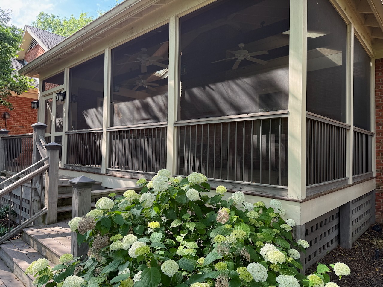 Undisclosed Address Brentwood, TN 37027 - Photo 2 of 4 a view of a backyard with a garden