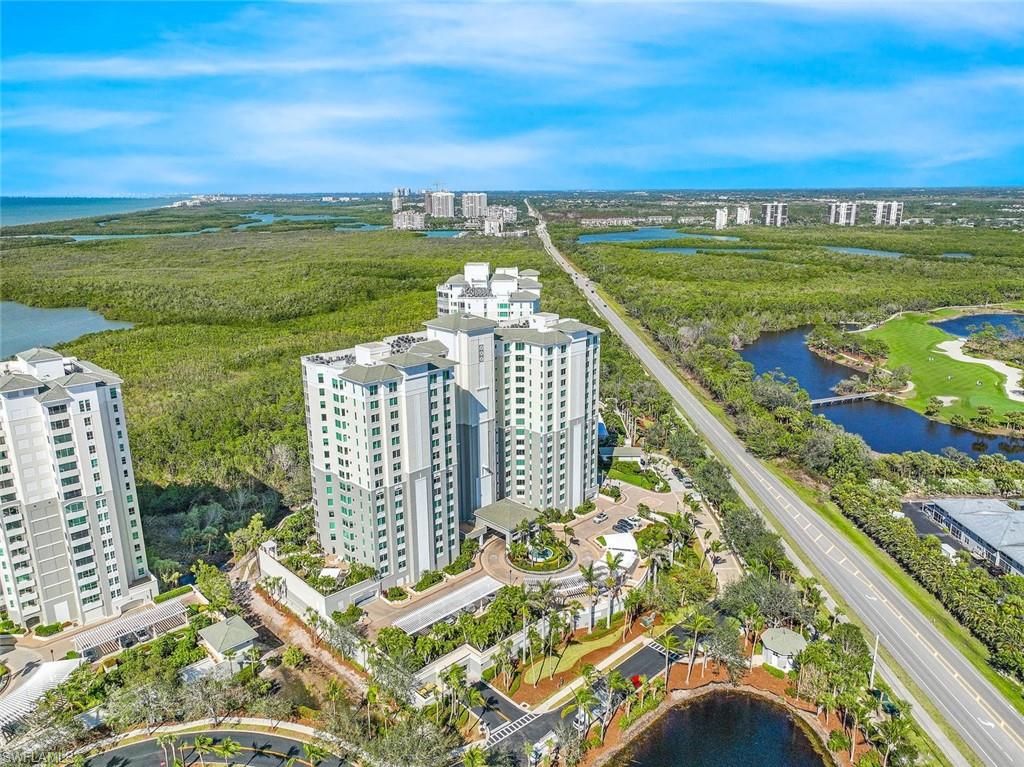 275 Indies Way, Unit 605 Naples, FL 34110 - Photo 31 of 41 Aerial view with a water view