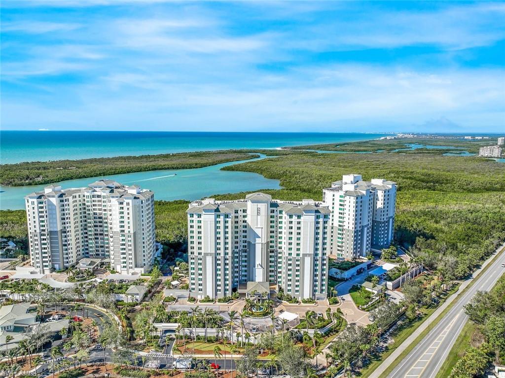 275 Indies Way, Unit 605 Naples, FL 34110 - Photo 5 of 41 Bird's eye view with a water view