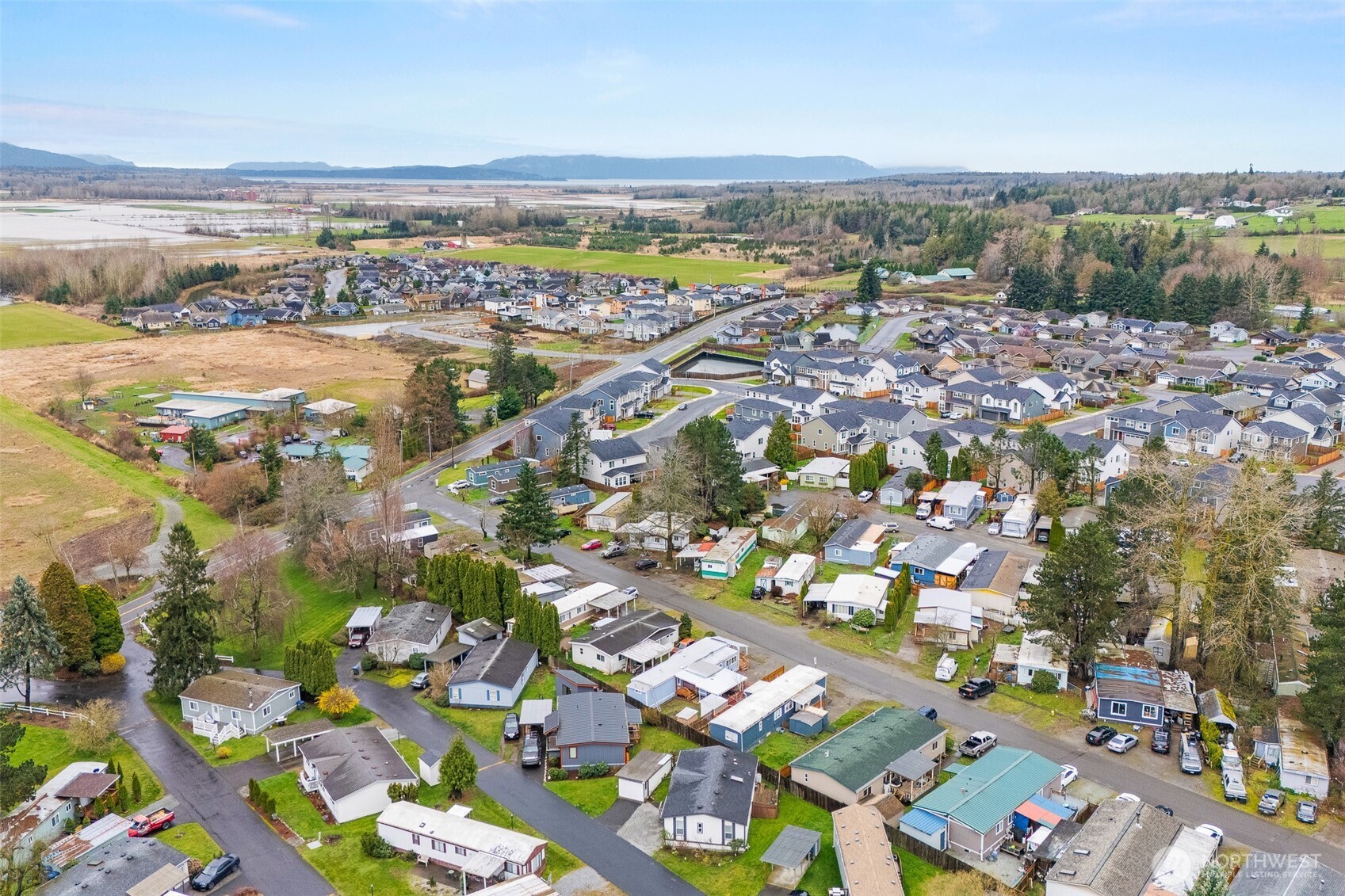 2392 Douglas Road, Unit 4 Ferndale, WA 98248 - Photo 37 of 39 an aerial view of a city