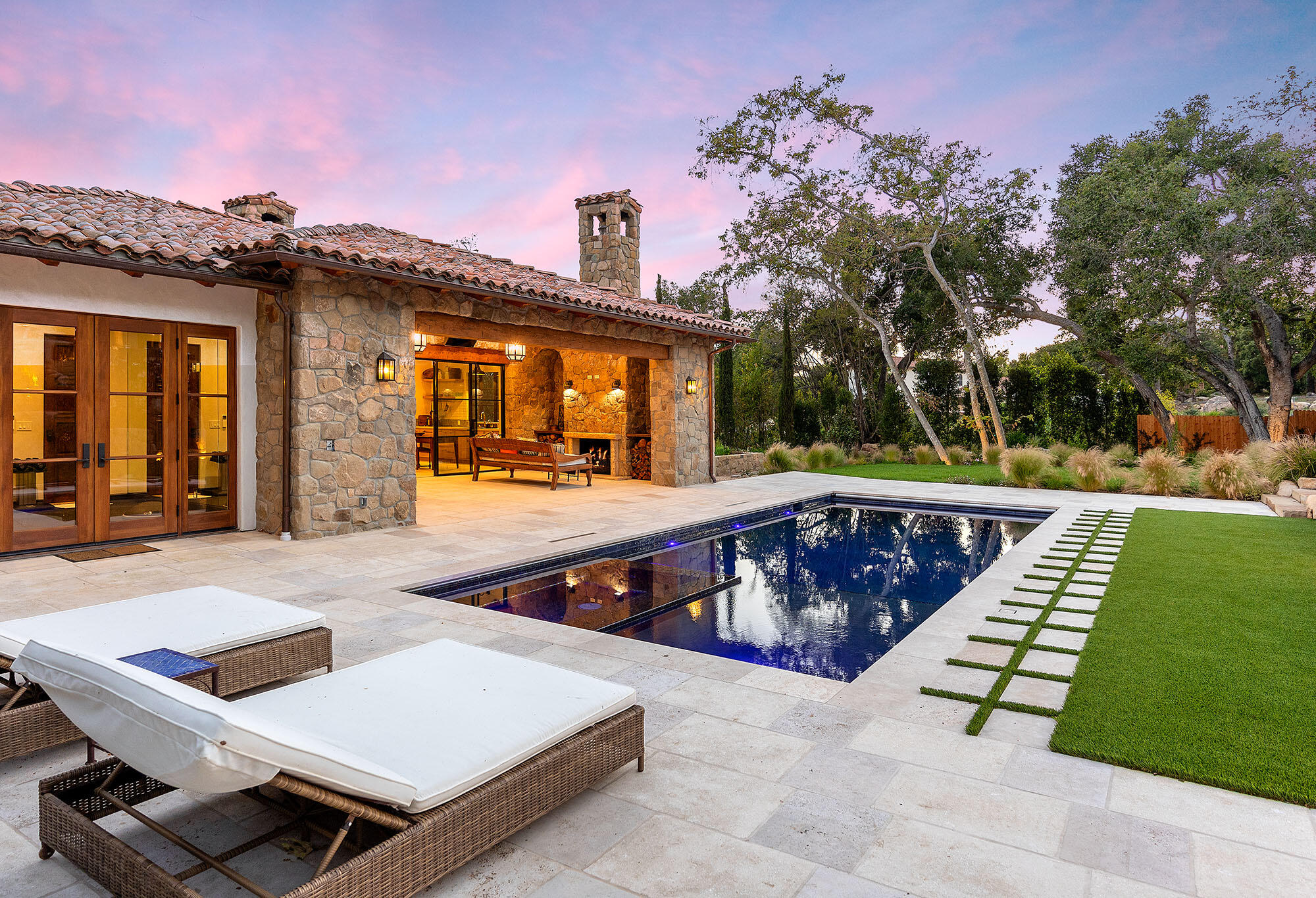 747 Via Manana Montecito, CA 93108 - Photo 48 of 49 a view of outdoor space yard deck patio and outdoor kitchen