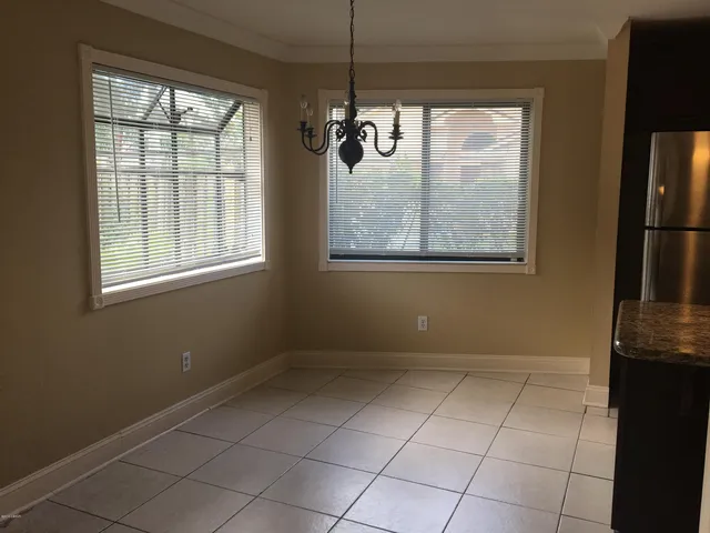 a view of an entryway and a window
