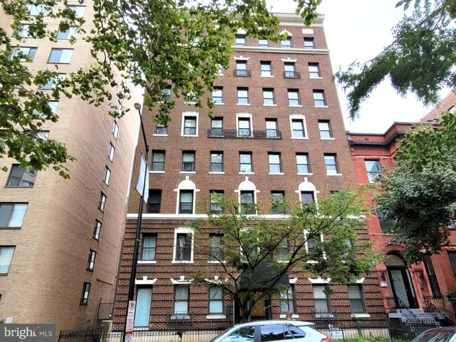 a front view of a building