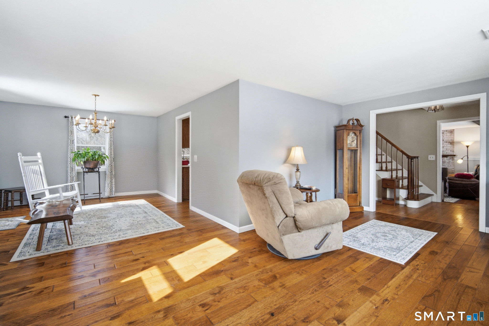 45 Sokol Road Somers, CT 06071 - Photo 17 of 36 a living room with furniture and a wooden floor