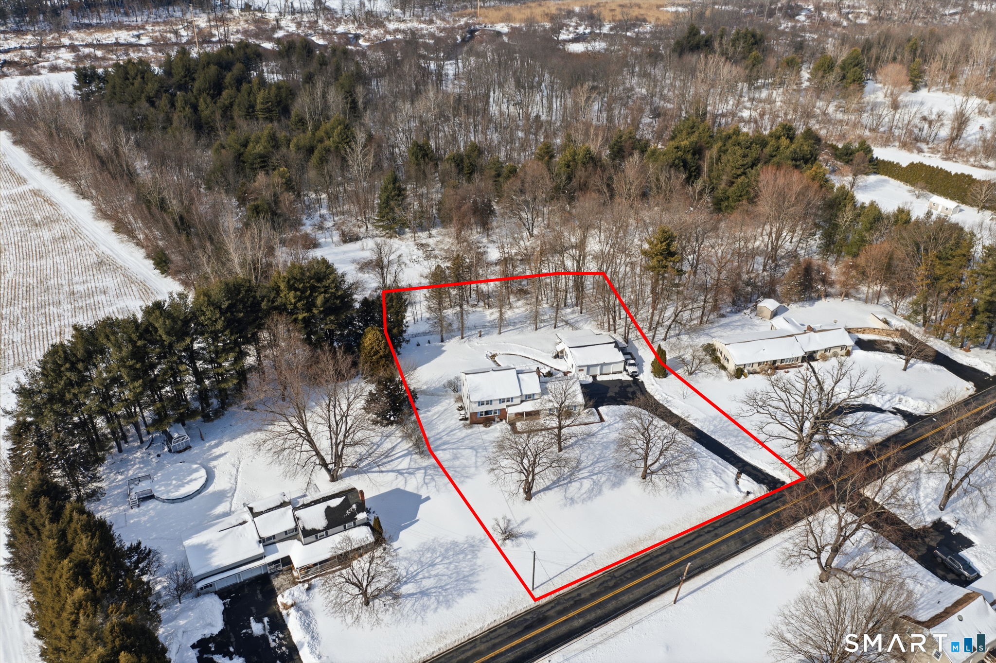 45 Sokol Road Somers, CT 06071 - Photo 36 of 36 a view of a backyard with sitting area