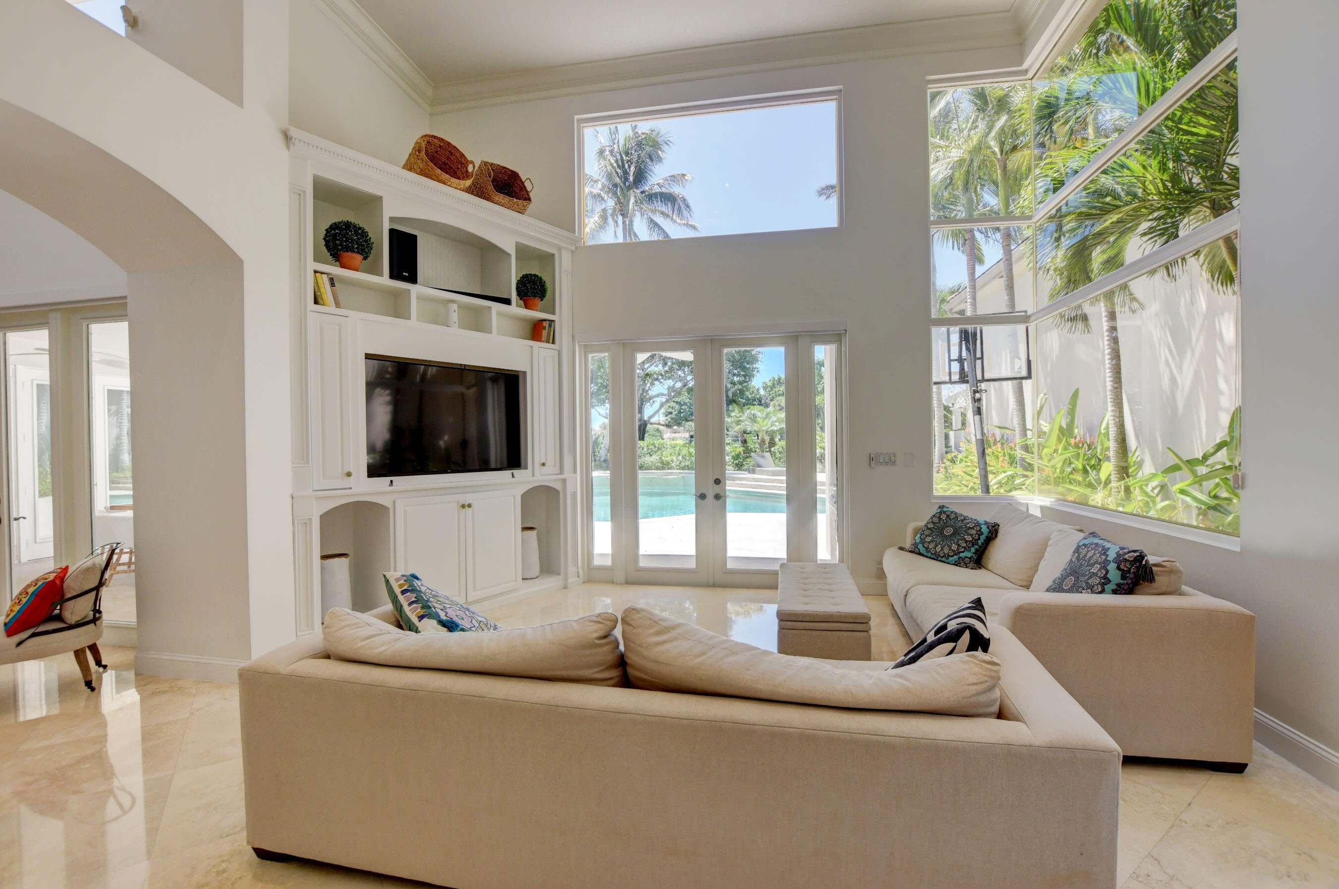 6174 Northwest 24th Way Boca Raton, FL 33496 - Photo 13 of 58 a living room with furniture and a flat screen tv