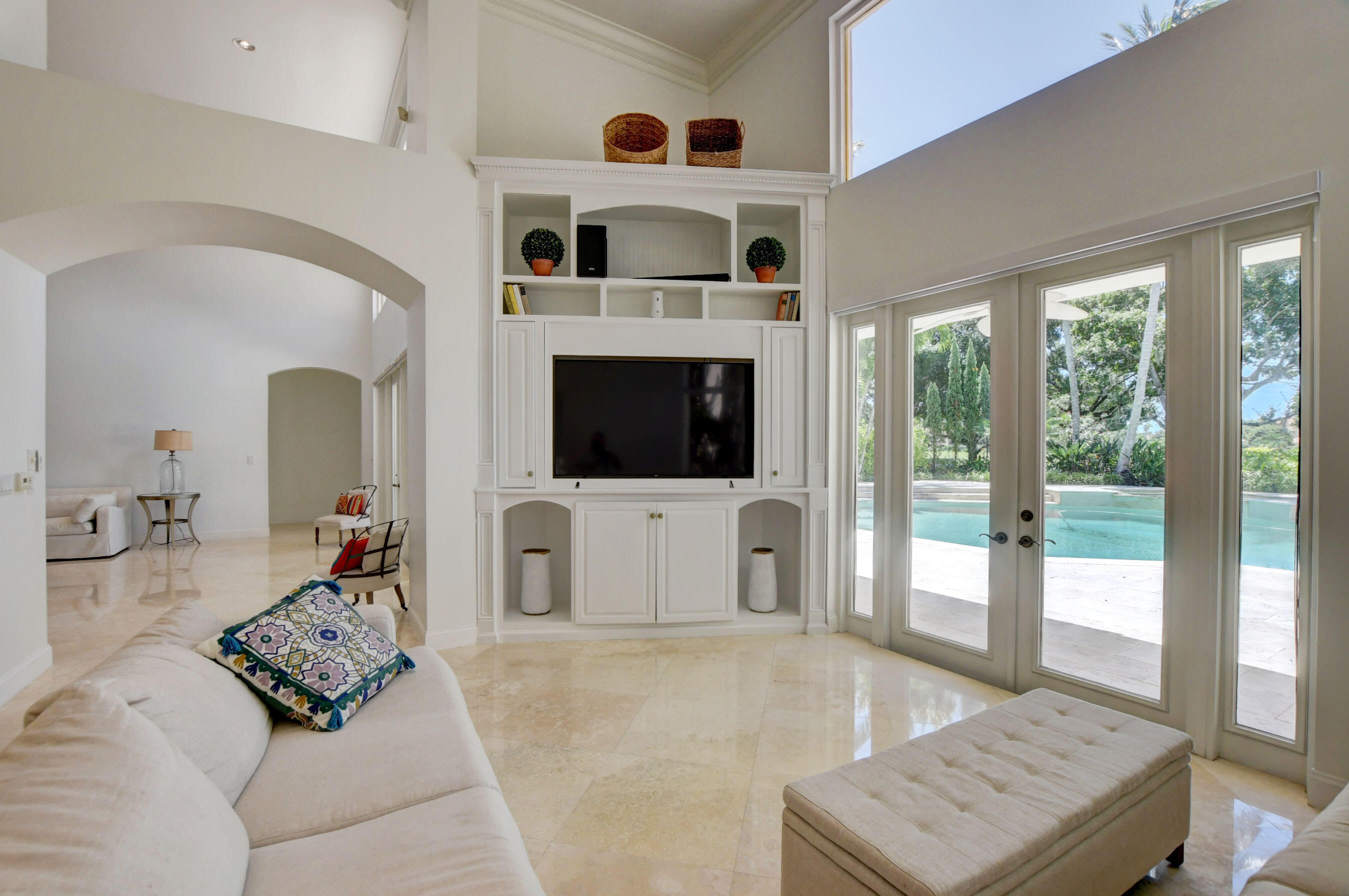 6174 Northwest 24th Way Boca Raton, FL 33496 - Photo 14 of 58 a living room with furniture and a flat screen tv