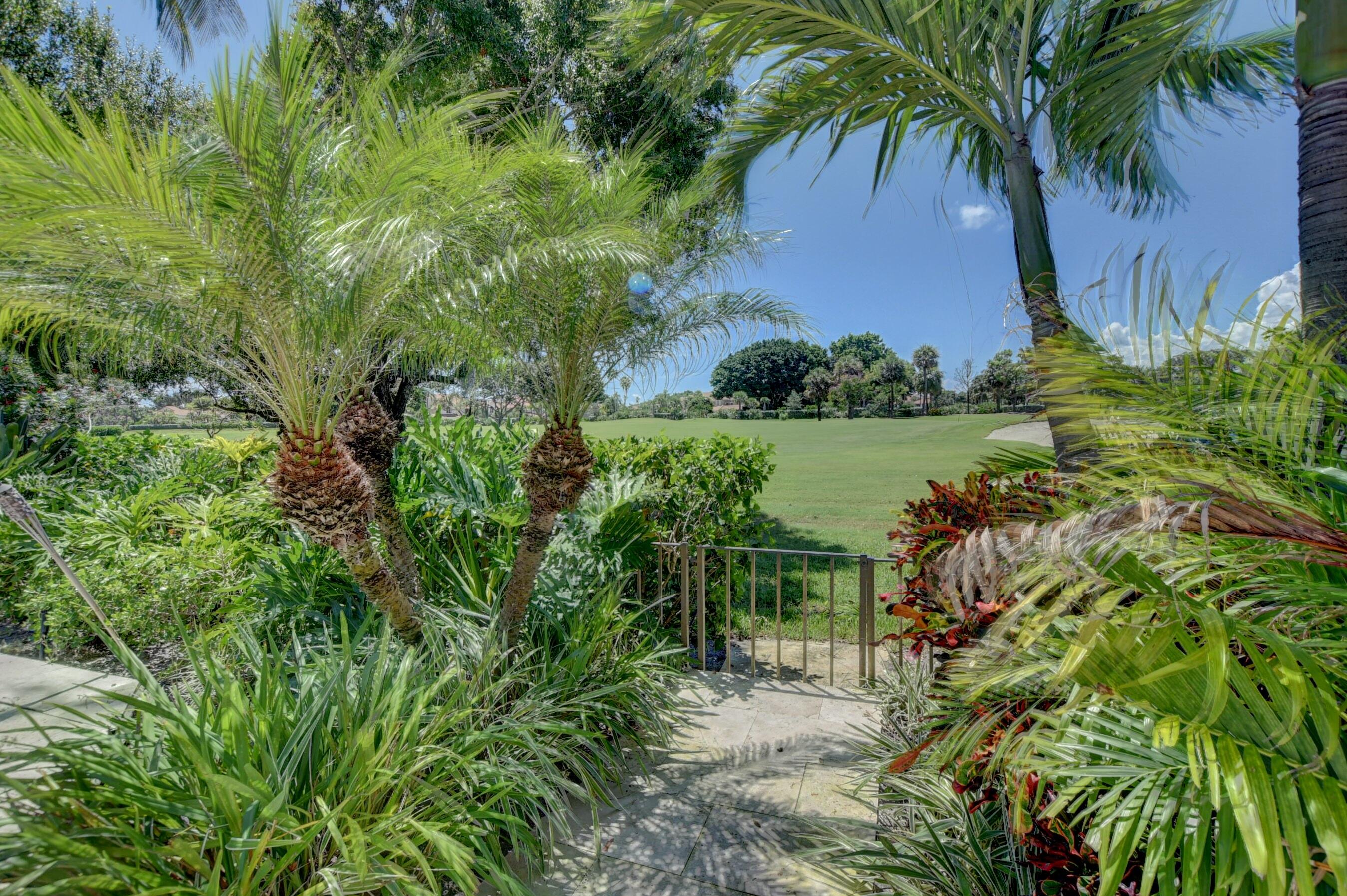 6174 Northwest 24th Way Boca Raton, FL 33496 - Photo 55 of 58 a view of a garden with a tree