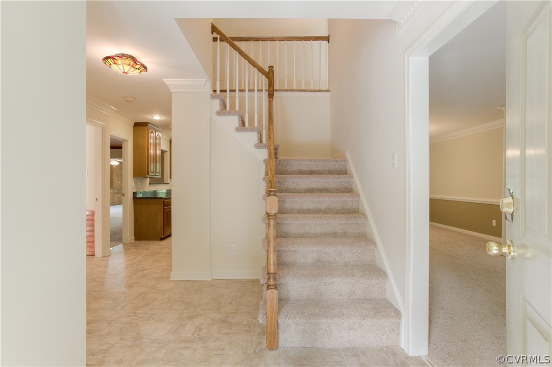 9200 Cattail Road Chesterfield, VA 23838 - Photo 4 of 37 a view of entryway and hall with a bathroom