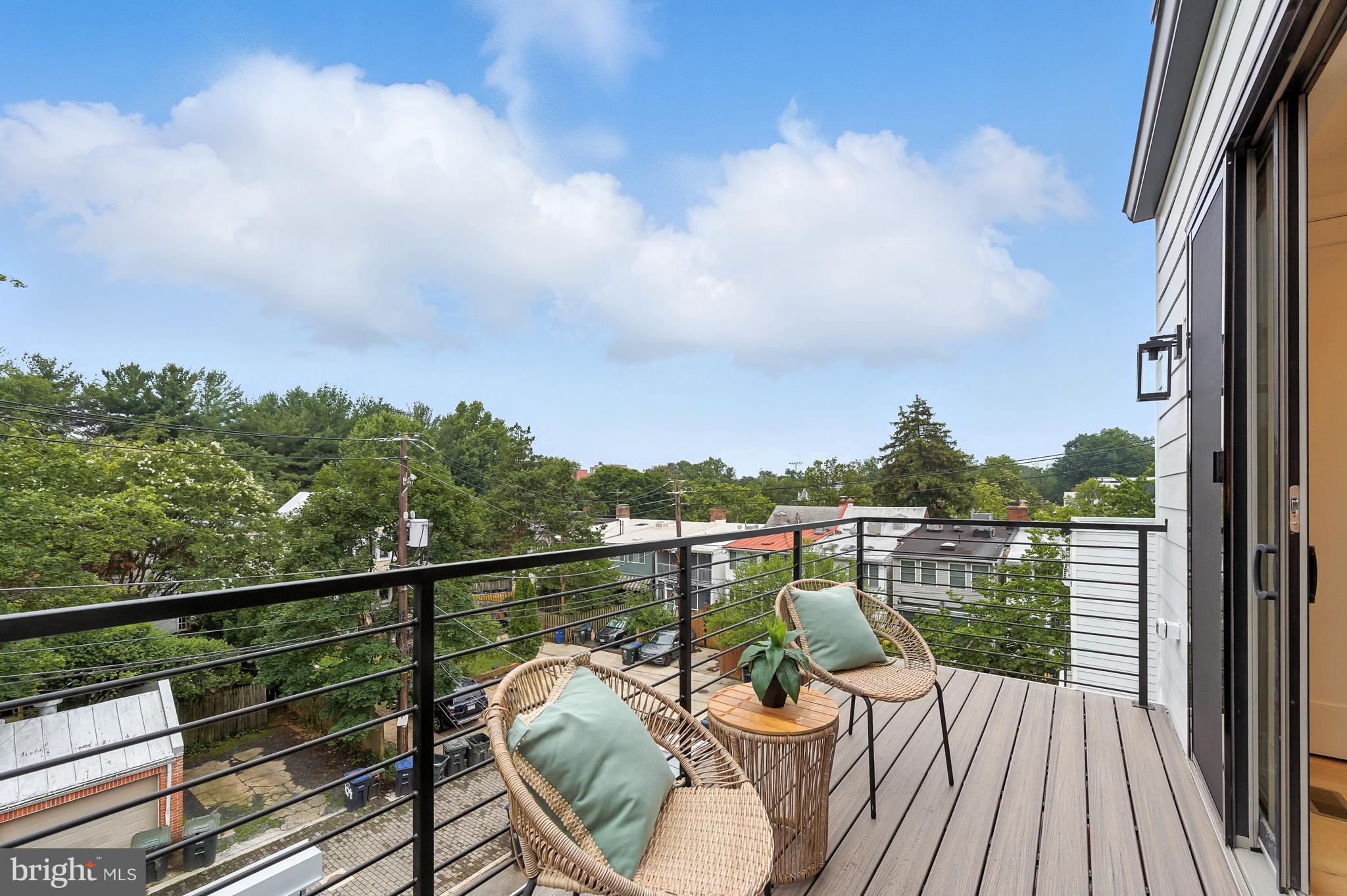 3622 S Street Northwest Washington, DC 20007 - Photo 33 of 53 Bedroom 3 outdoor deck