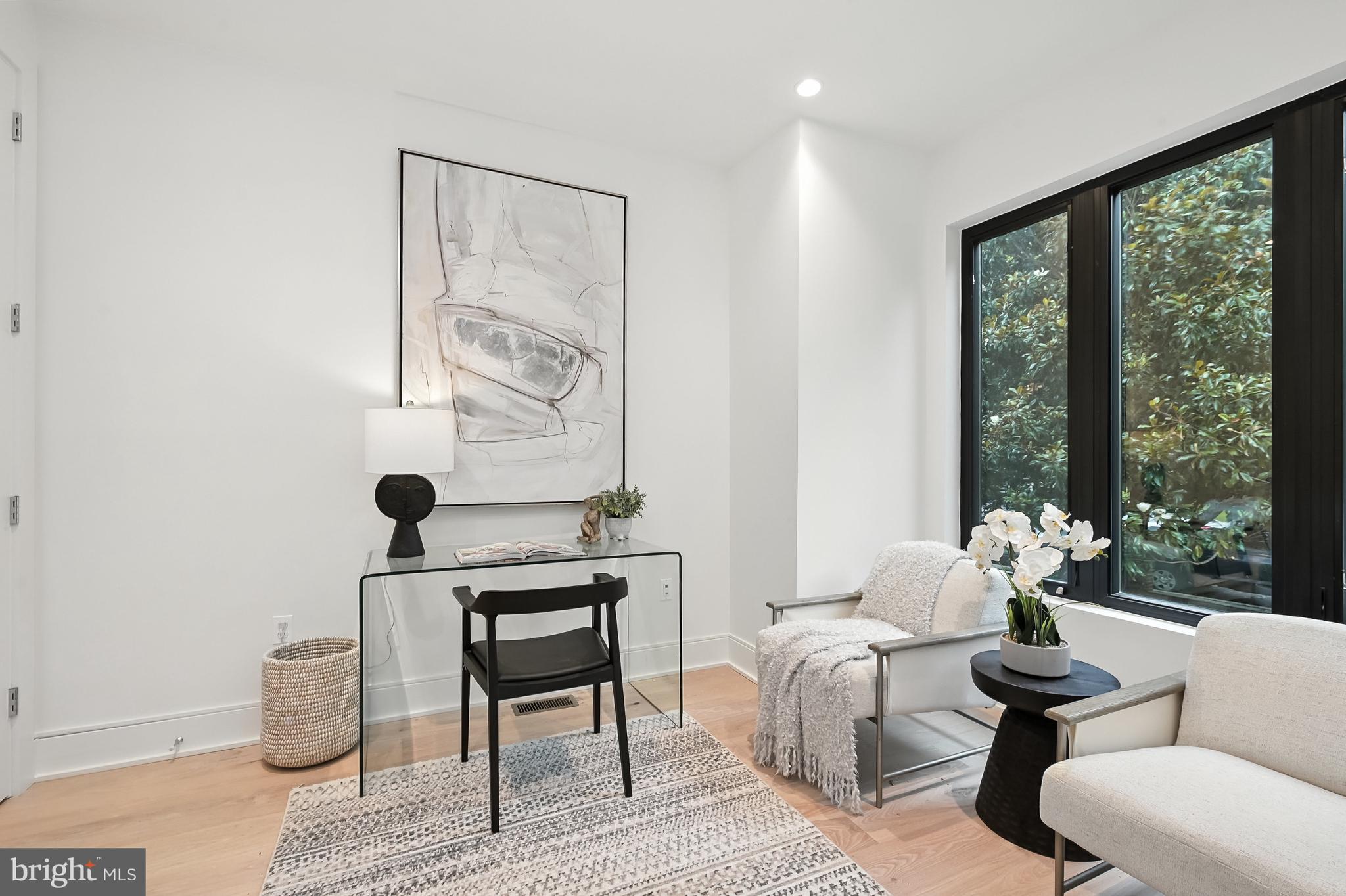 3622 S Street Northwest Washington, DC 20007 - Photo 8 of 53 Main level office w/ pocket doors