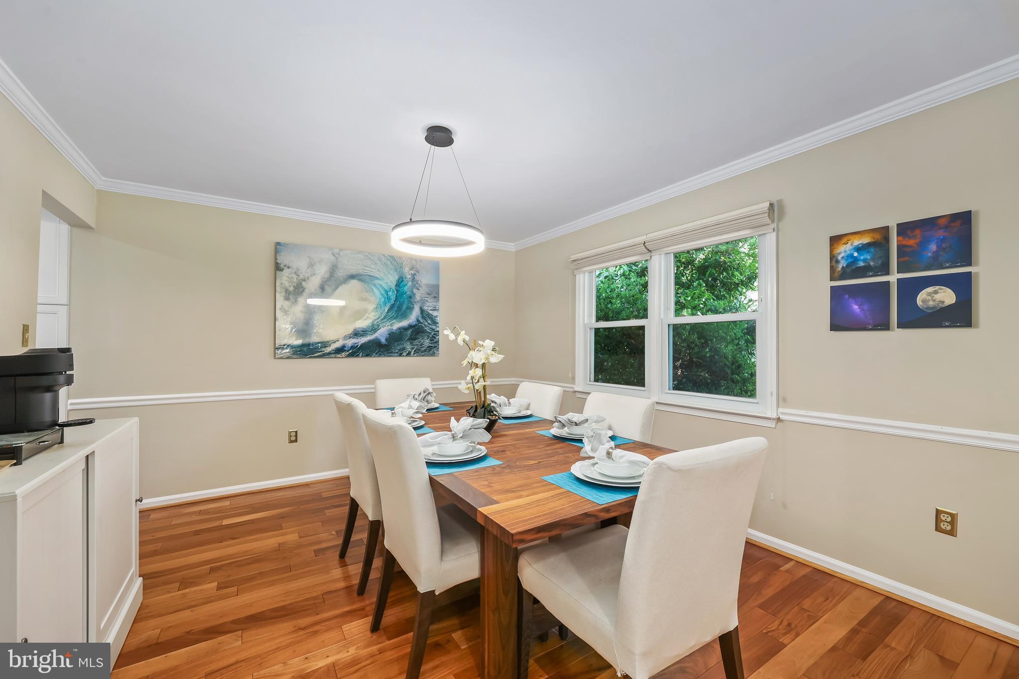 9217 Rockefeller Lane Springfield, VA 22153 - Photo 5 of 41 Spacious Dining Room Perfect for Entertaining