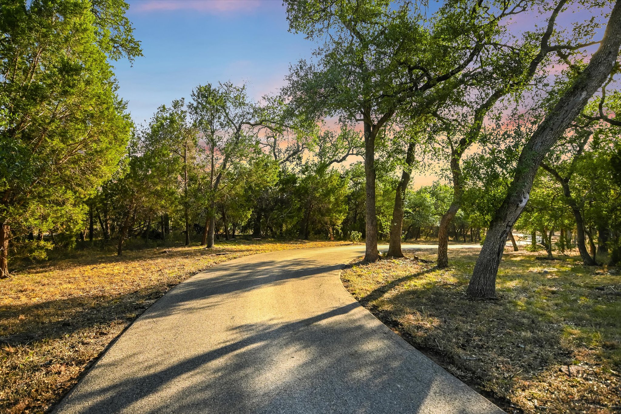 1050 River Mountain Road, Unit A Wimberley, TX 78676 - Photo 37 of 40 a view of a yard with trees