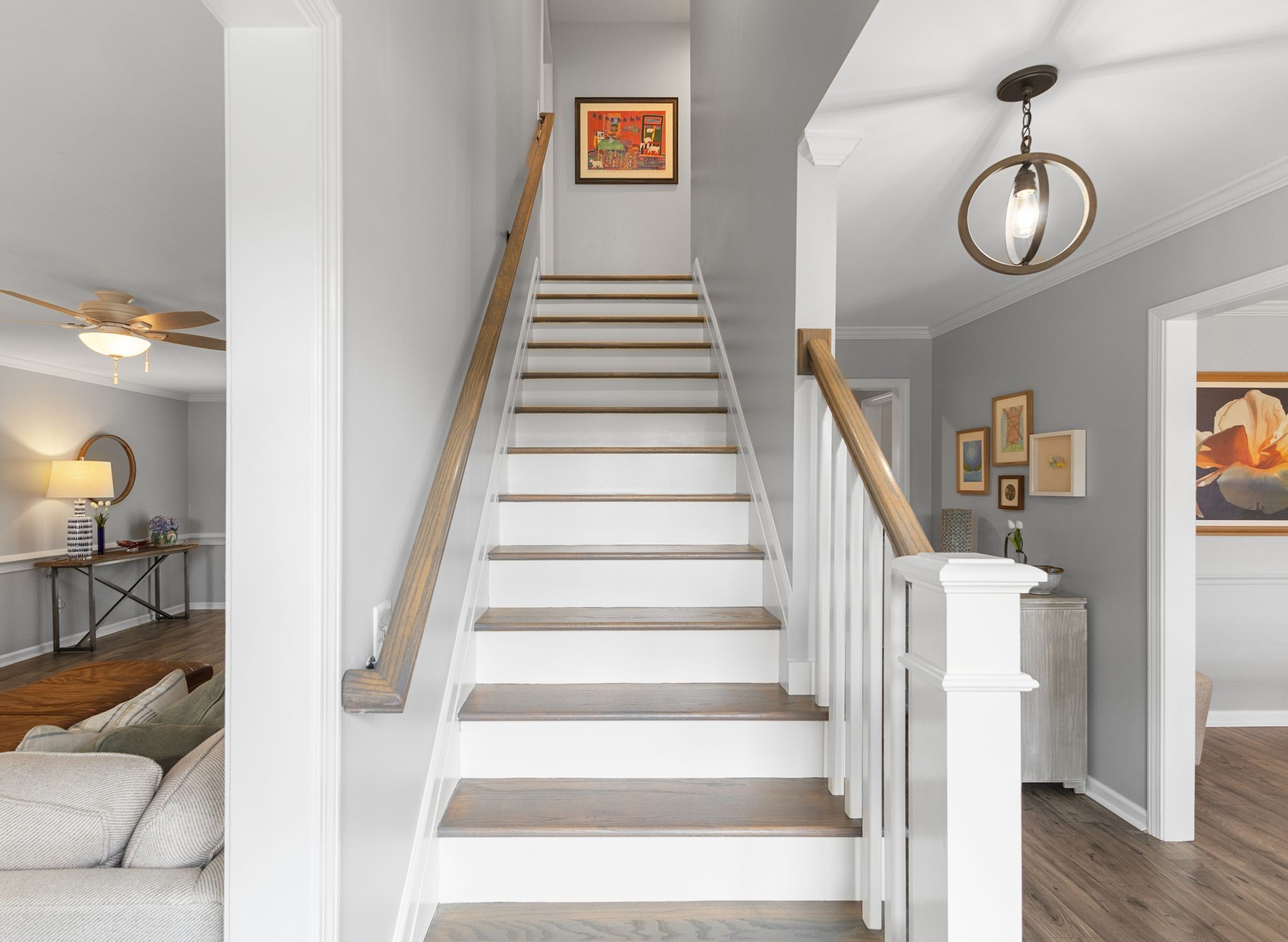 1517 Pinkerton Road Brentwood, TN 37027 - Photo 9 of 49 a view of entryway and hall with wooden floor