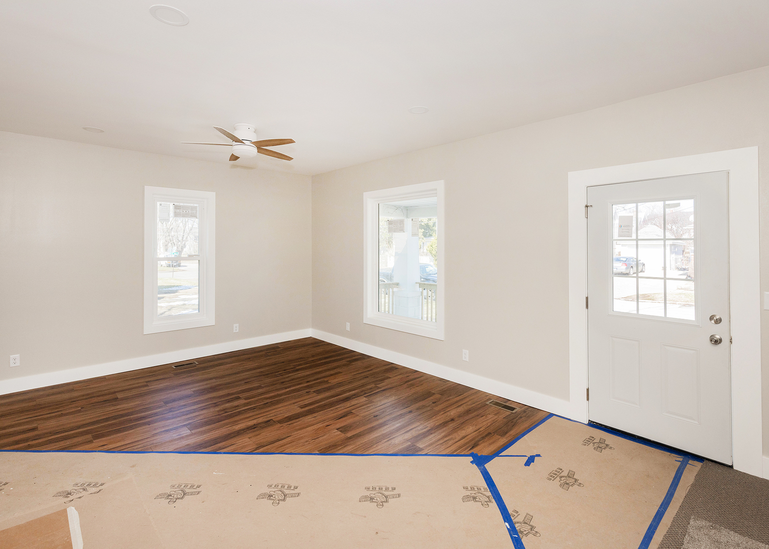 1212 14th Avenue Moline, IL 61265 - Photo 5 of 32 a view of a bedroom with wooden floor and window