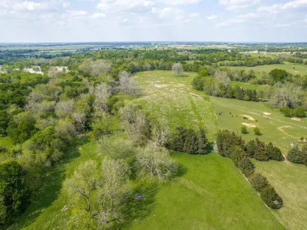 a view of a lake with houses