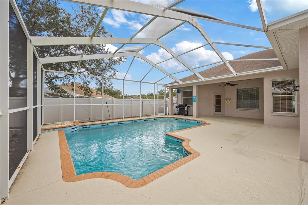 4925 Brightstone Place Spring Hill, FL 34609 - Photo 32 of 40 a view of a backyard