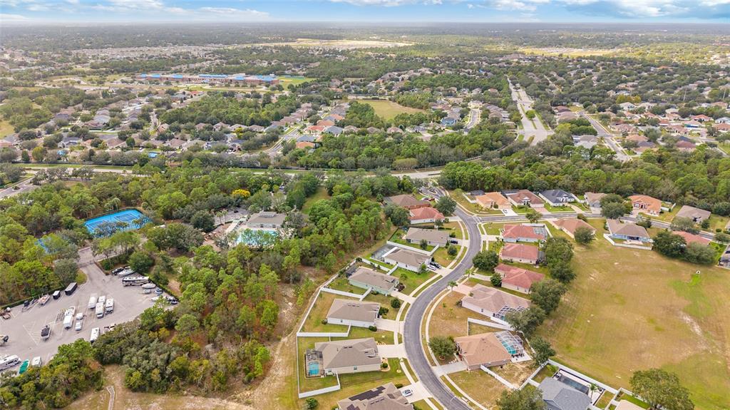 4925 Brightstone Place Spring Hill, FL 34609 - Photo 37 of 40 an aerial view of multiple house