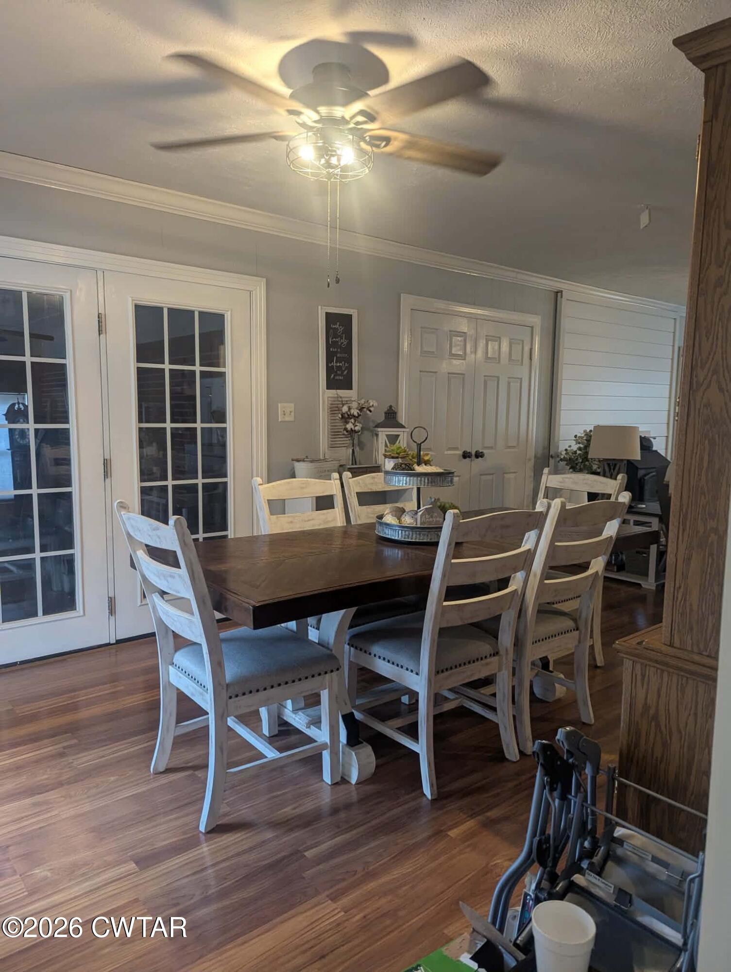 4072 Beech Bluff Road Beech Bluff, TN 38313 - Photo 17 of 51 a view of a dining room with furniture and wooden floor