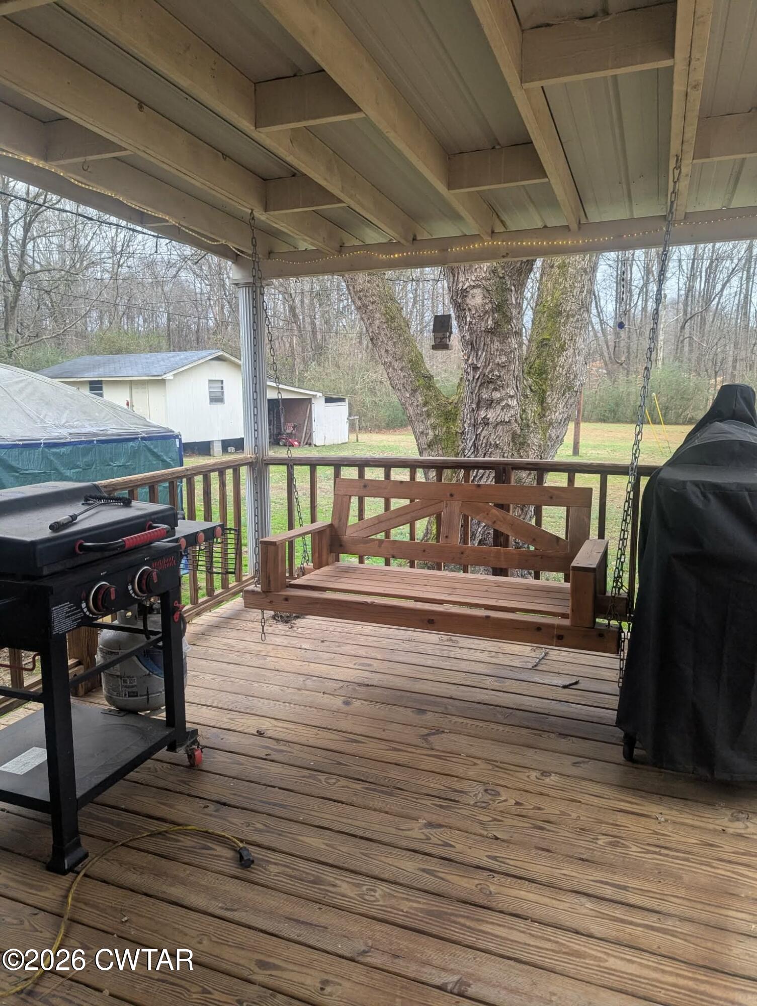 4072 Beech Bluff Road Beech Bluff, TN 38313 - Photo 36 of 51 a view of a porch with wooden floor