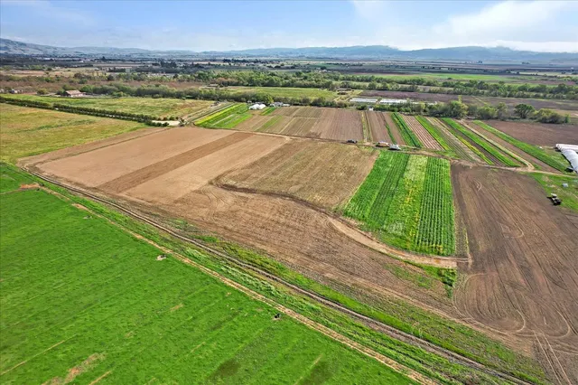 a view of a lake with a mountain