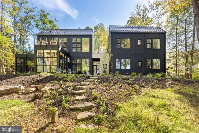 a view of a yard with an outdoor space