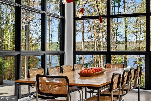 a view of hallway with stairs