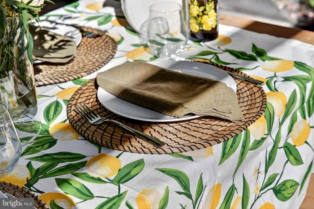 a view of outdoor space with seating