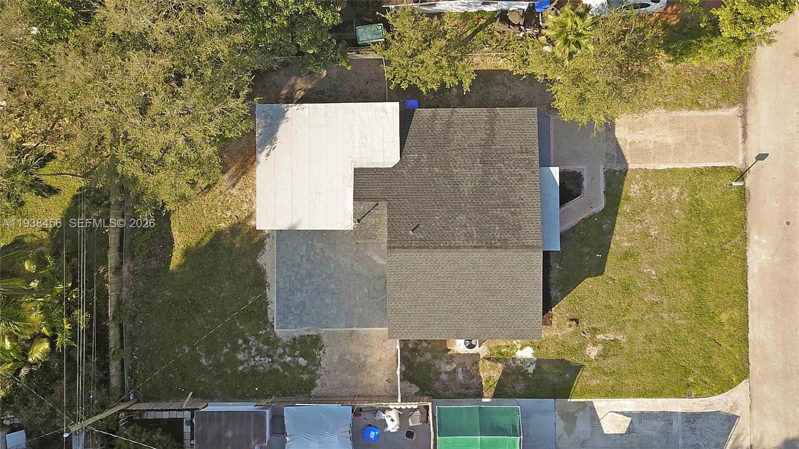 5730 Greene Street Hollywood, FL 33021 - Photo 26 of 27 an aerial view of a house with a yard