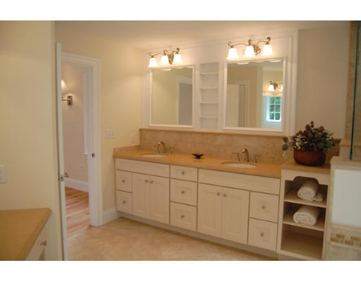 3 Graham Road Lexington, MA 02420 - Photo 12 of 26 a bathroom with a double vanity sink mirror and