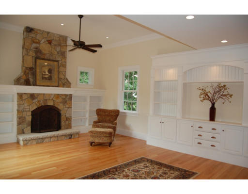 3 Graham Road Lexington, MA 02420 - Photo 3 of 26 a living room with furniture and a fireplace