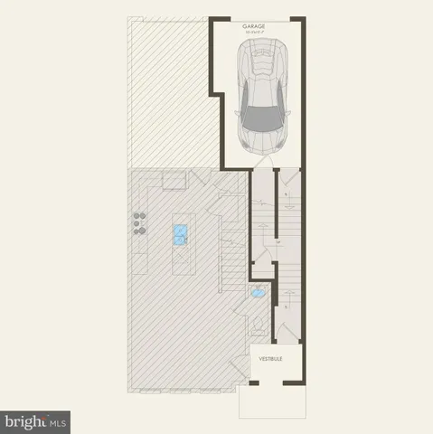 a view of building with a garden