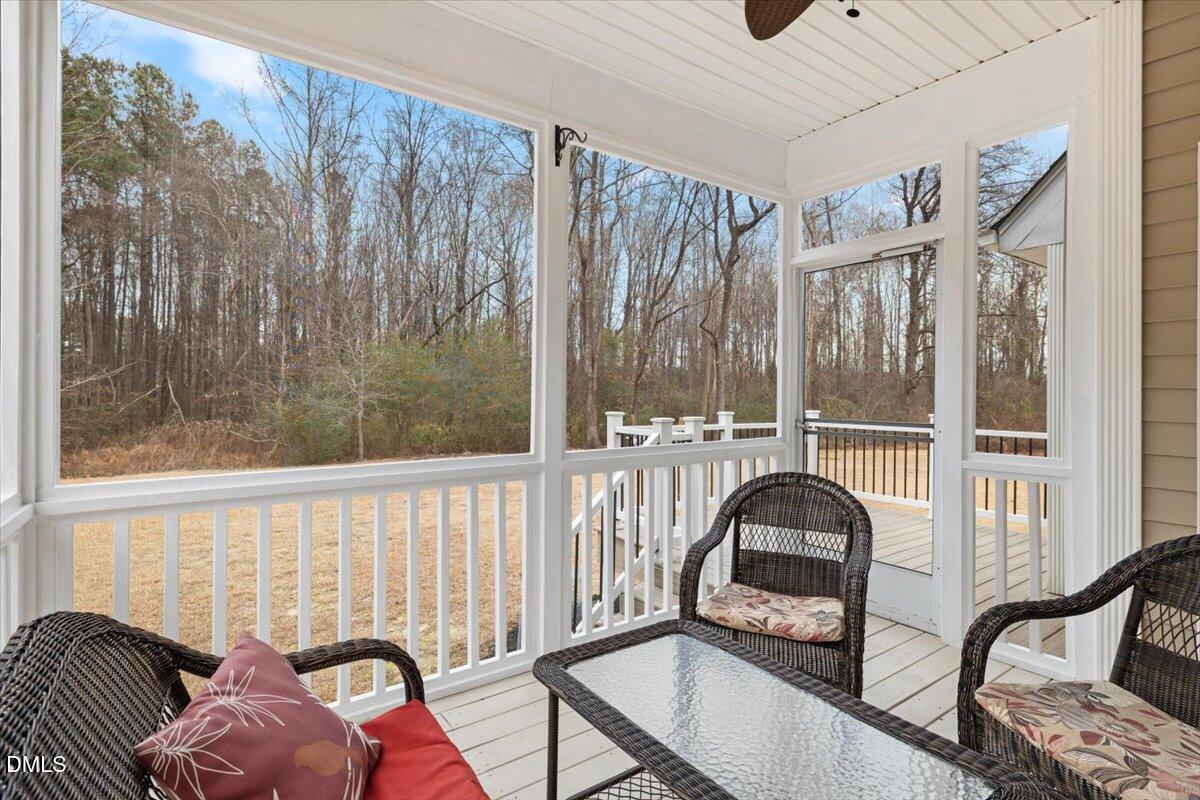2000 Castana Court Willow Spring, NC 27592 - Photo 15 of 20 a view of a balcony with chairs